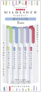 Zebra WKT7-5C-NC-N Highlighter, Mild Color, NC5 Colors
