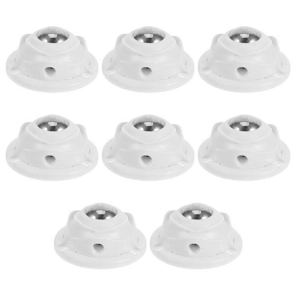 HOMSFOU 8pcs Universal Heavy-Duty Swivel Caster Wheels with Brake Pad, Thickened Self-Adhesive