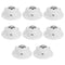 HOMSFOU 8pcs Universal Heavy-Duty Swivel Caster Wheels with Brake Pad, Thickened Self-Adhesive