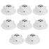 HOMSFOU 8pcs Universal Heavy-Duty Swivel Caster Wheels with Brake Pad, Thickened Self-Adhesive