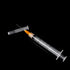 100 Pack 2.5ml Luer Lock Syringes, 25 Gauge 1 Inch, Individually Wrapped