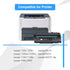 TRUE IMAGE Compatible Toner Cartridge Replacement for HP 49A - 2-Pack Black for 1320, P2015 Printer Ink