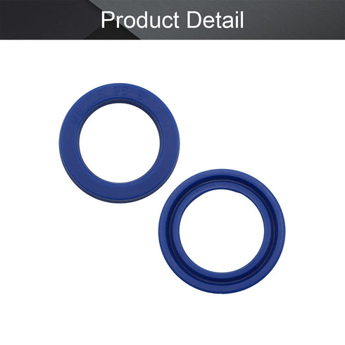 Othmro Hydraulic Seal 0.98in ID 1.37in OD Polyurethane Piston Shaft Oil Seal for Bearing Shaft