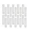 ULAB Scientific Cylindrical Glass Test Tubes, 20ml, 20x150mm, Medium 3.3 Borosilicate Glass Material, Pack of 20