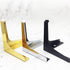 17cm Kisangel Matte Black Metal Sofa Legs and Cabinet Support Feet Furniture Replacement Legs for Tv Stand, Coffee