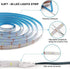 9.8ft 90 Dimmable, LED Strip Lights Battery Operated, LED Strip Lights with Remote Controller Timer Waterproof Flexible