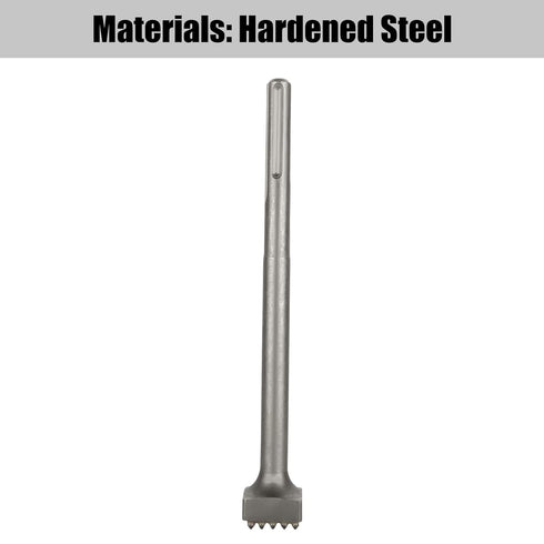 QTLCOHD SDS Max Bushing Tool, 12 Inch x 1 1/2 Inch Bits for Concrete Roughness Coating, Rotary Hammer (25 Pins)