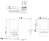 10Set USB 3.1 Type C Male Connector 24 Pin Data Line Interface, 24P PCB Board Support Module (Black)