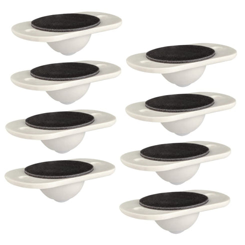 8pcs Self-Adhesive Sticky Casters for Easy Movement of Storage Boxes Trash Cans