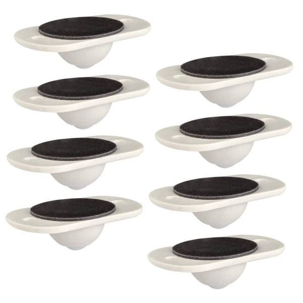8pcs Self-Adhesive Sticky Casters for Easy Movement of Storage Boxes Trash Cans