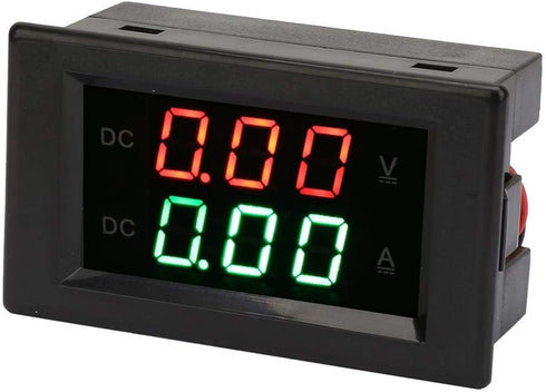 YB4835VA Ampere Meter DC0~100V 20A Dual Display Integrated Voltage Ampere Meter for Battery Monitoring