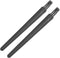 uxcell 2 Pcs Antistatic ESD Brush for Electronics, Portable Plastic Handle Nylon Lab Cleaning Brushes, 18x9mm Bristles