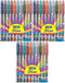 Linc Shine Sparkle Glitter Gel Pen - Pack of 3 (30 Pens) Glitters Gel Pens - Genuine buy with E-Retail Deals by linc