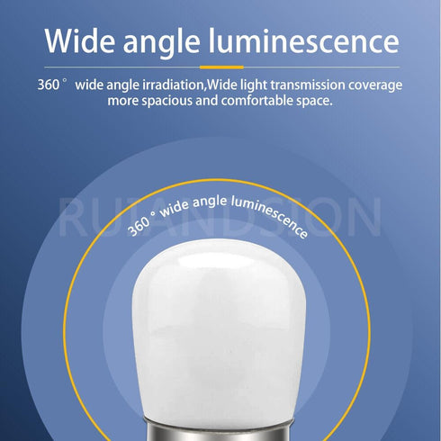 B15 AC85-265V Pack 2 Ruiandsion Vacuum Cleaner Light White Double Contact Bayonet Base for Hallway Wall Sconces Lamp