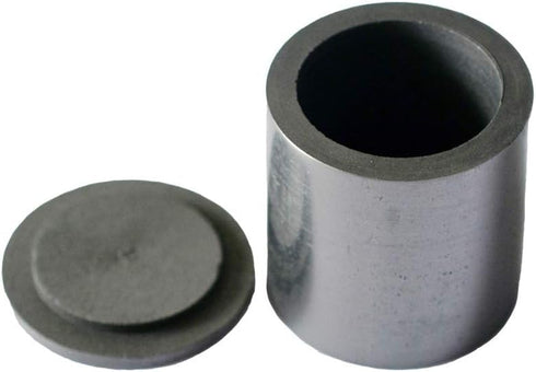 Gold Silver Copper Smelting Graphite Crucible Cup with Lid, Lab Supply (20X20MM)