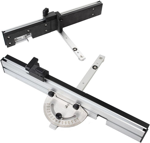 Aluminium Alloy Miter Bar Clamping Tool Slider, Table Saw Gauge Rod T-Slot Track Bar Rail for Router Tables (300mm, Red)