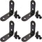 ZHome 404017MM Metal L Corner Brace Wall Shelves Hanging Bracket Right Angle Bracket