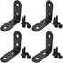 ZHome 404017MM Metal L Corner Brace Wall Shelves Hanging Bracket Right Angle Bracket