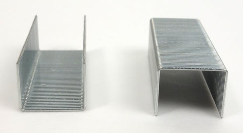 Kokuyo No. 3 U Staples, 2400pcs/box, Heavy-Duty, 0.39" Leg Length, 0.45" Crown Width, Steel, Japan Import