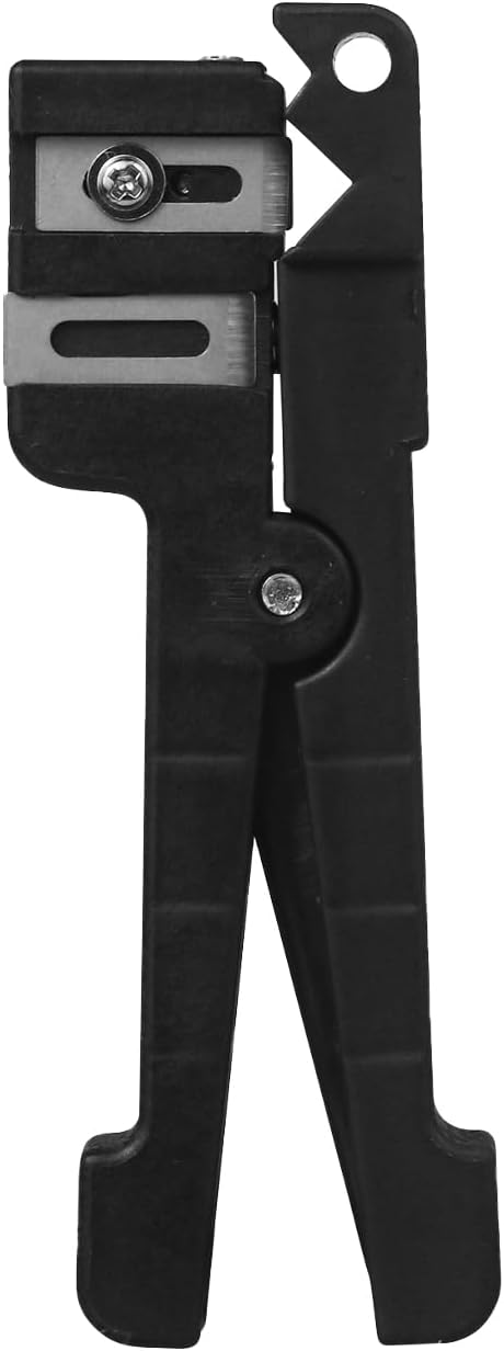 Xunsomten Fiber Optic Cutter Tool 1PC, 45-165 Coax Cable Stripper, Universal Wire Stripper, Coaxial Crimper