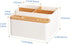 Poeland Desktop Storage Box, Pencil Pen Holder for Office Supplies, Makeup Brushes Organizer