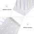 Lab Test Drying Rack, Holds 66pcs 12-16 mm Test Tubes, Plastic Stand Dryer for Peg Rack (White)
