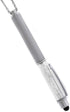 Baron-Jewelry Crystalline Stylus Pen Necklace with Crystals (Silver)