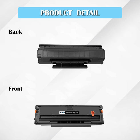 PB-211 PB-211E Toner Cartridge Replacement for Pantum PB211 PB211E PB-211EV PB211EV Compatible with M6552NW P2502W