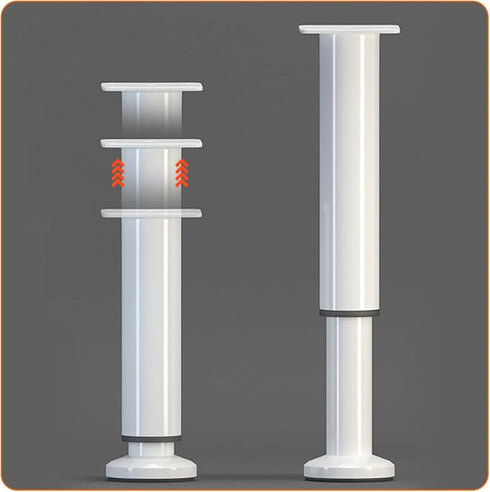 HJYCLFAZU Pack 4 of Furniture feet, Adjustable Table Legs, Cabinet Base Replacement Support feet for Sofa, Bed, Bedside