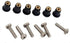 M5 Neoprene Well Nut M5 with 20mm Stainless Steel Pozi Screw (Pack of 6) (E)