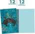 Tree-Free Greetings EcoNotes 12 Count Baby Sea Turtles Notecard Set with Envelopes, 4 x 6 Inches