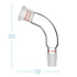 StonyLab Glass Distillation Adapter – 105 Degree Bent with 14/20 Outer and Inner Joint