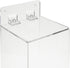 Okuna Outpost Acrylic Wall Mount Dispenser for Gloves, Shoe Covers, Hairnet Holder, Beard Nets Storage
