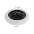2pcs PartyKindom Heavy Duty Shopping Cart Wheels for Rolling Carts Dolly Wheels Replacement Pu Plastic Load-Bearing