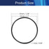 Buna-N O-Ring 35x33x1mm(ODxIDxW) Metric Nitrile Rubber Round Sealing O Ring Gasket for Electrical Appliance Mechanical Parts Plumbing Connection Faucet Repair Black Tone 10pcs