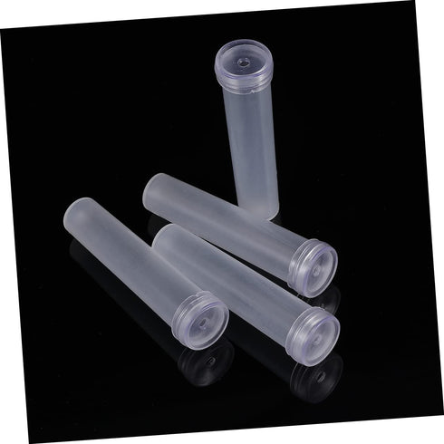 100pcs balacoo Floral Water Tubes White Flower Nutrition Containers for Fresh Flower Preservation Leakproof Test Tubes