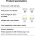 (6-Pack) Mini USB LED Night Light, Compact Portable Design, Bedroom Sleep LED, Energy-Saving Lamp, Table Lamp