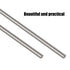 Glarks 2Pcs Stainless Steel Straight Solid Metal Round Rod, 6.35mm x 356mm for DIY RC Model Car, Helicopter