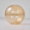 3.94" Diameter Lighting Amber Glass Globe Shade Replacement Bubble Glass Shade for
