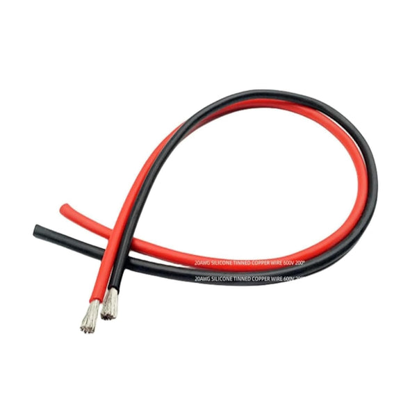Kenhihi 20AWG Silicone Wire 20ft, Ultra Flexible 20Gauge Stranded Wire, Tinned Copper -