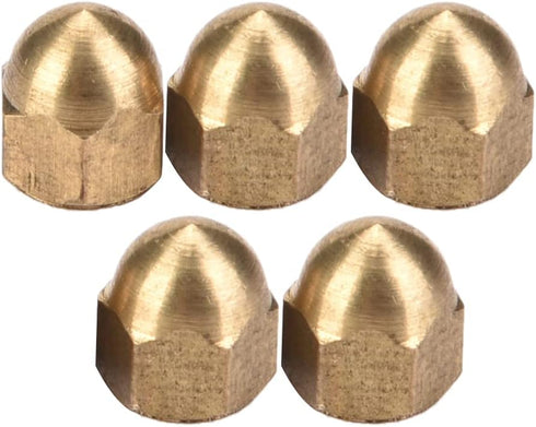 Brass Acorn Nut, Dome Cap Nut, Professional Repair Accessories for Furniture Machinery, M4 (20PCS)