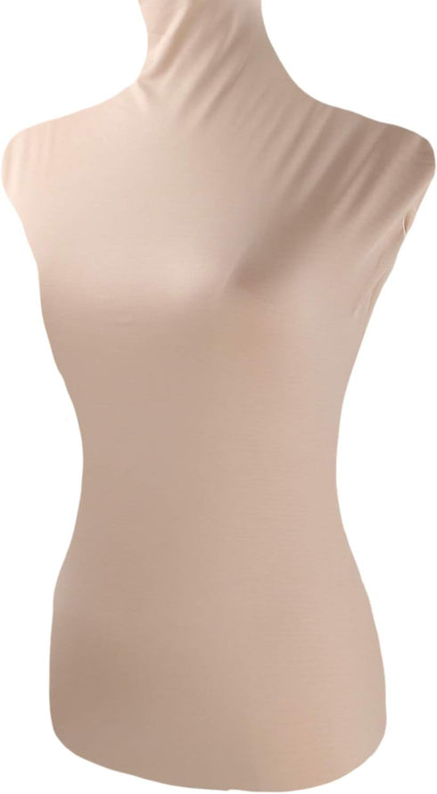 NAVADEAL Light Nude Fabric Cover for Fashion Designer Retail Boutique Store Dress Form Dummy