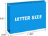 RAZCC Extra Capacity Hanging File Folders, 30 Pack, Letter Size Reinforced with Heavy Duty 2 Inch Expansion
