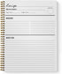 Softcover Lick The Spoon Recipe Spiral Notebook, 8.5"x11", 120 Recipe Pages, Durable Gloss Cover