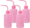 4 Packs Wash Bottle Plastic Tattoo Wash Bottle, Water Squirt Bottle, Squeeze Diffuser Bottle (Pink)