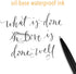 Unibene 6 Pack Black & Silver Click Ballpoint Pens - 1.0mm Medium Point Black Ink with 6 Stainless Steel Refills