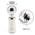 QiiMii Stainless Steel 304 Rotary Tank Spray Cleaning Ball, 1/2" Female Connection, 40mm Ball Diameter