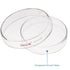stonylab 10pk Glass Petri Dishes, 90x20 mm Autoclavable Borosilicate Glass Cell Culture Dishes with Clear Lid