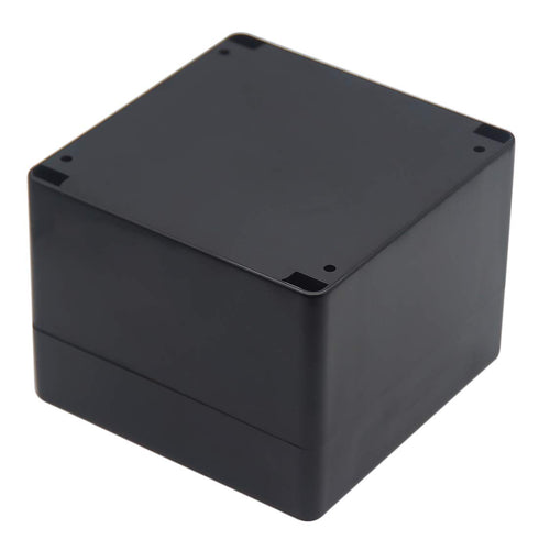 Zulkit Junction Box, IP65 Waterproof Outdoor ABS Plastic Electrical Box, Black 4.7 x 4.7 x 3.5 inch