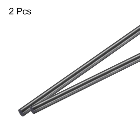 MECCANIXITY 2 Pack Carbon Fiber Rod 150mm, 6mm for RC Plane DIY Tool, Wing Tube, Quadcopter Arm